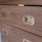 Luxury High End 5-Star Hotel Walnut Wood Veneer Dresser Unit With Drawers