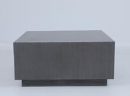 Large Square Coffee Table Wood Modern Style