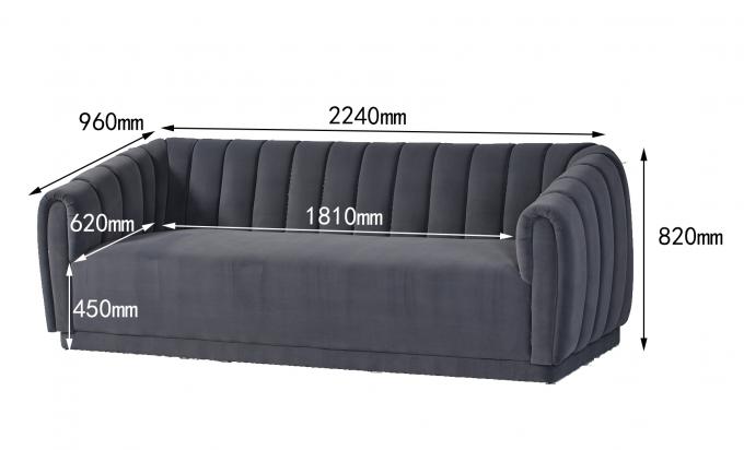 Salon Sofa Set With Velvet de meubles de salon d'événement 0