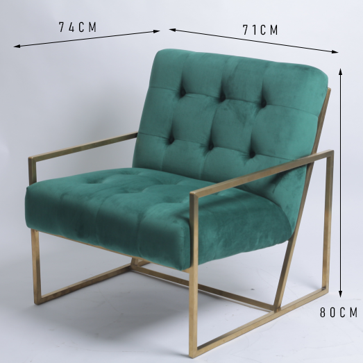 Salon à la maison de luxe Sofa With Metal Decoration de meubles 0