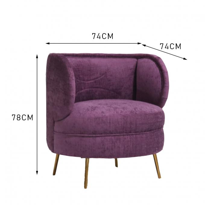 Loisirs de salon autour de sofa faisant le coin simple de taille de 78cm 2