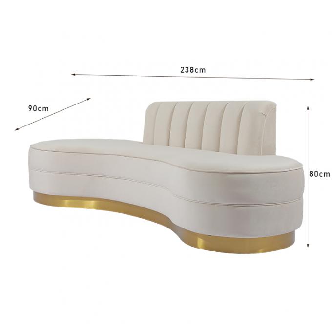 Largeur moderne du sofa 238cm de salon de meubles de style 0