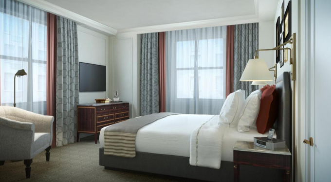 Moderne cinq étoiles de placage de meubles faits sur commande d'hôtel de luxe 0