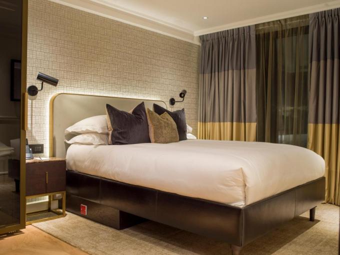 Coutume cinq étoiles d'hôtel de chambre à coucher de meubles de pièce de lit de meubles d'hôtel 0