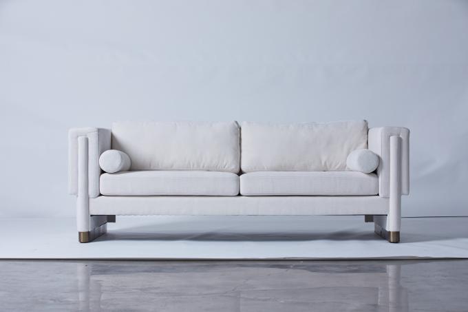 Cadre en bois de Sofa Set For Living Room du lobby deux de loisirs modernes d'endroits 3