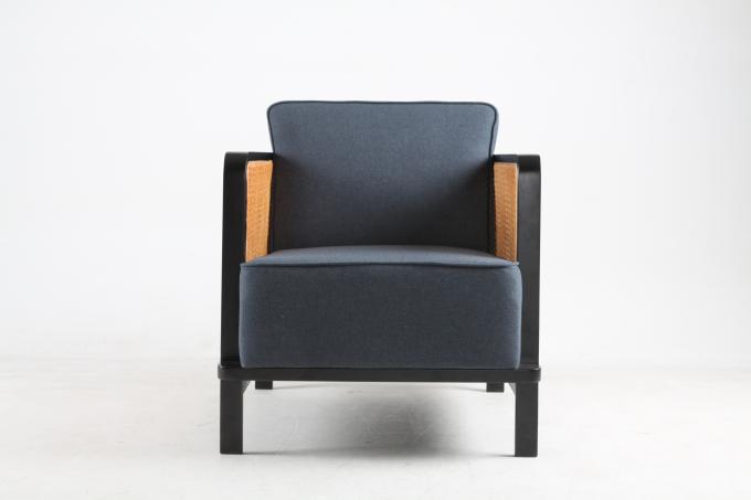 Le salon arrière canné de tissu de toile préside le mobilier d'hôtel d'étoile de luxe 0