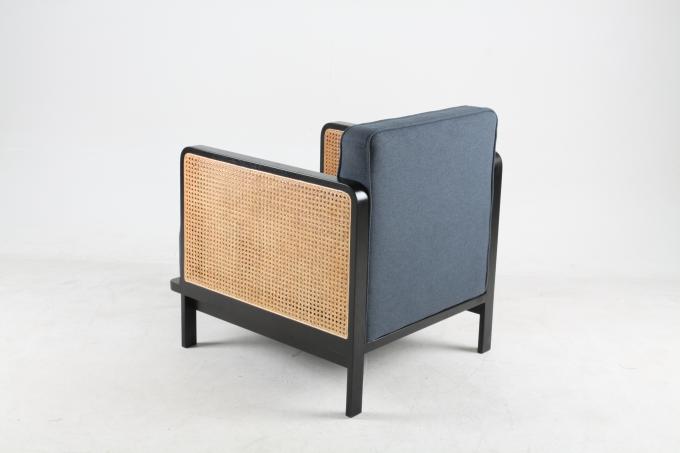 Le salon arrière canné de tissu de toile préside le mobilier d'hôtel d'étoile de luxe 4