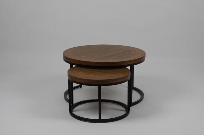 Tableau de barre de café de barre de fer rétro et diamètre 80X45 de combinaison de chaise 0