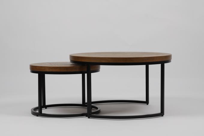 Tableau de barre de café de barre de fer rétro et diamètre 80X45 de combinaison de chaise 2