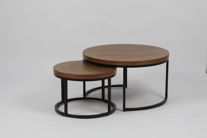 Tableau de barre de café de barre de fer rétro et diamètre 80X45 de combinaison de chaise 3