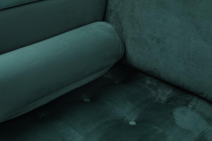 Sofa avancé moderne de tissu de velours avec le cadre en bois pour des meubles à la maison 1