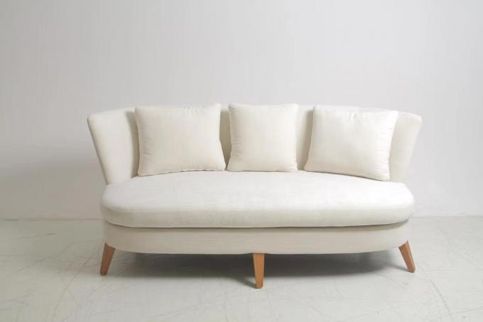 Tissu moderne élégant de velours avec le cadre en bois Sofa Set For Home Furniture 1