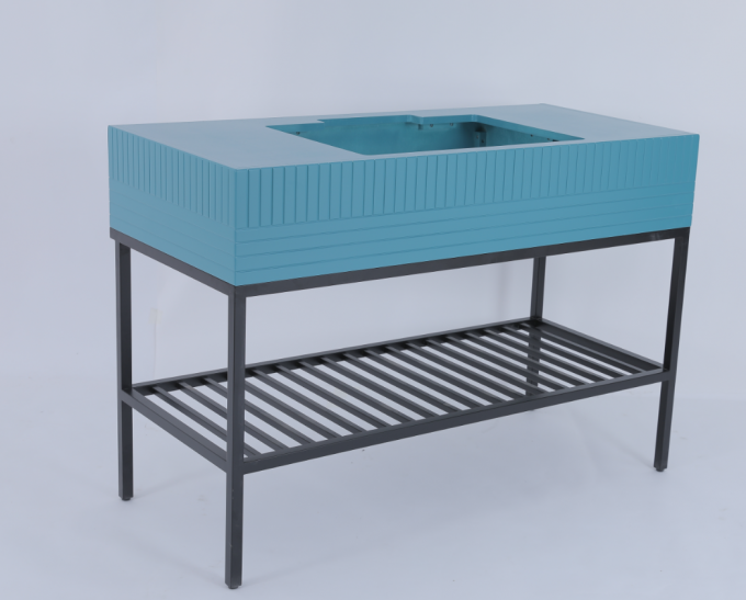 Vanité moderne faite sur commande inoxydable de salle de bains avec la console en métal 1
