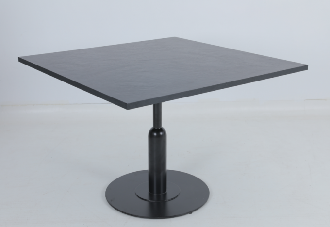 Table de couchage en bois avec une base en acier inoxydable 2