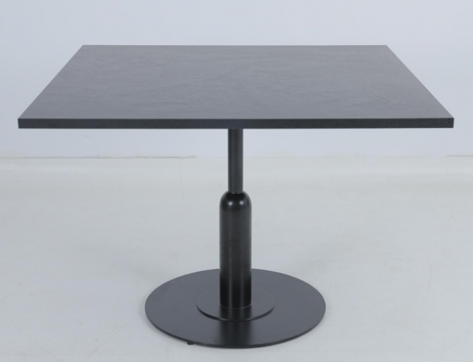 Table de couchage en bois avec une base en acier inoxydable 1