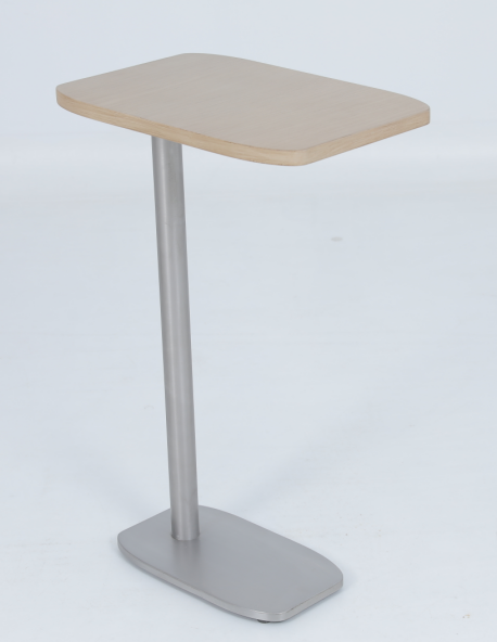 Tableau de chevet en bois en acier inoxydable 1