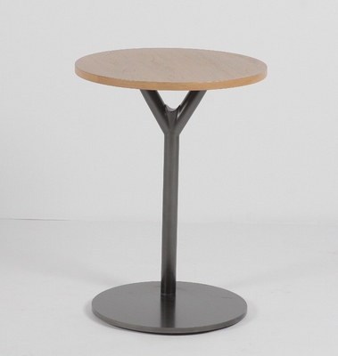 acheter Bois de forme ronde et contemporain latéral de Tableau de café en métal fabrication en ligne