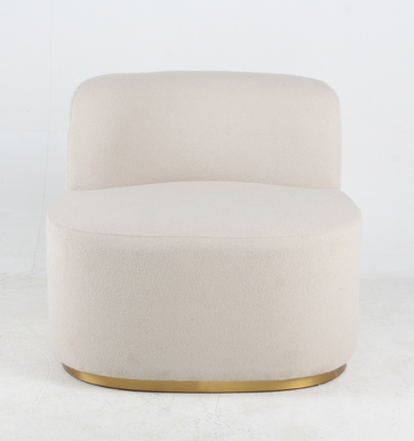 acheter Style moderne de tissu de salon de Boucle d'accent de chaise blanche de loisirs fabrication en ligne