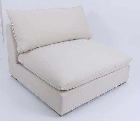 acheter Base en bois solide de Seater Sofa Soft White Down Filling du nuage 1 fabrication en ligne