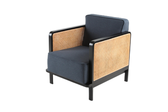 acheter Le salon arrière canné de tissu de toile préside le mobilier d'hôtel d'étoile de luxe fabrication en ligne