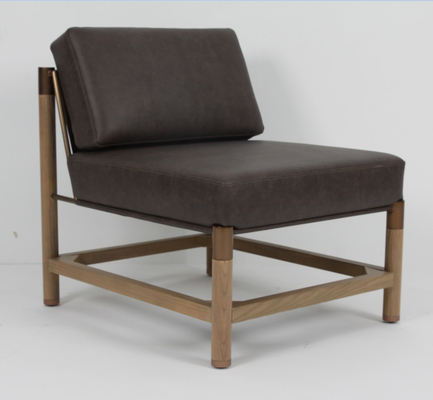 acheter Chambre à coucher solide d'hôtel de chaise longue en bois de chêne de conception moderne avec des accents en métal fabrication en ligne