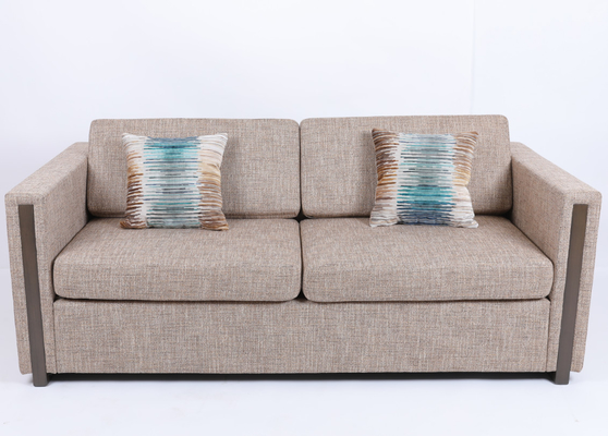 acheter Le tissu a tapissé la conception moderne de luxe de luxe de dormeur de sofa de la Reine d'hôtel de bras fabrication en ligne