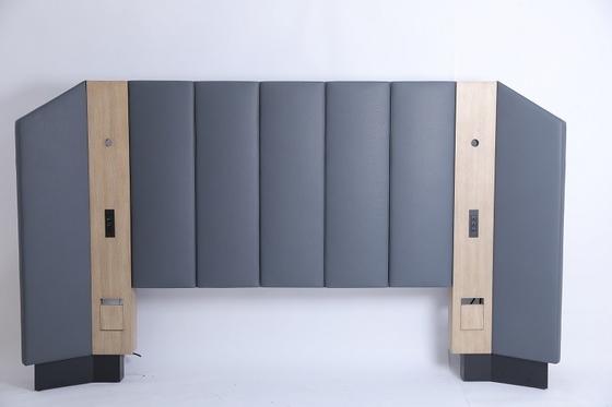 acheter Chambre à coucher de tête de lit de lit d'hôtel suppléant à l'insuffisance de la touffe tapissée par tissu de meubles de lit de Siz fabrication en ligne