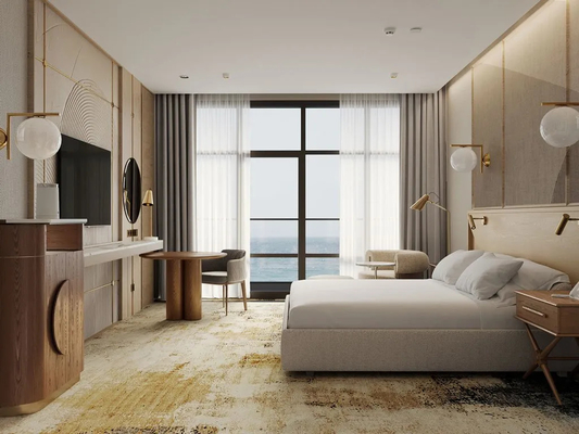 acheter Ensembles de meubles de chambre à coucher d'hôtel pour les meubles en bois solides cinq étoiles de chambre à coucher de chambres d'hôtel fabrication en ligne