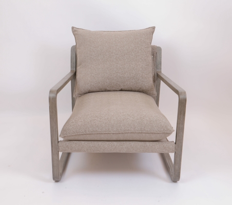 acheter Base solide d'acier inoxydable de chaise longue en bois de chêne de chambre à coucher d'hôtel fabrication en ligne
