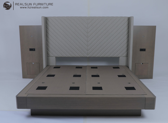 acheter Les meubles modernes de chambre à coucher d'hôtel du Roi Bed With Headboard placent fabrication en ligne
