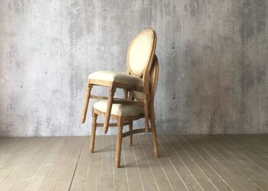 acheter Le bois de chêne élégant autour de la salle à manger de retour préside des loisirs de tissu pour l'hôtel/restaurant fabrication en ligne