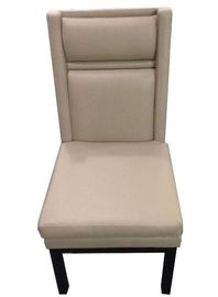 acheter La couleur beige en cuir a tapissé diner des chaises avec les jambes noires/haute mousse de Denisty fabrication en ligne
