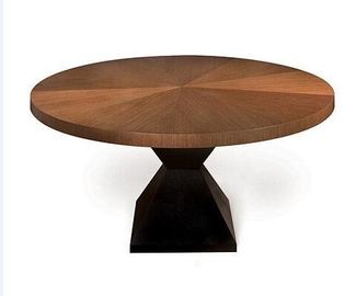 acheter Table de salle à manger solide ronde/de place chêne, table de salle à manger ronde faite sur commande de piédestal fabrication en ligne