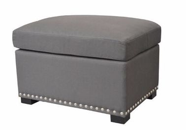 acheter Le cube moderne en Ottoman de stockage de tapisserie d'ameublement pour la chambre à coucher, a poli Chrome fabrication en ligne