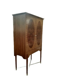 acheter Garde-robe de luxe de chambre d'hôtel de noix, portes à deux battants de cabinet de chambre d'amis fabrication en ligne