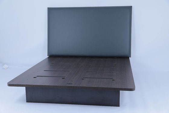 acheter Lit moderne avec plaque d'en-tête en vinyle Ensemble de meubles de chambre d'hôtel fabrication en ligne