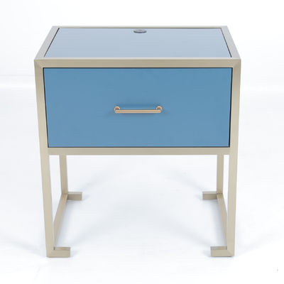 acheter Table de nuit de luxe à 5 étoiles avec cadre en acier inoxydable fabrication en ligne