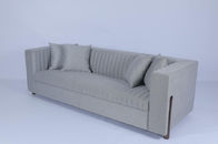 Customized Living Room Modern Sleeper Sofa With Wood Frame Fabric