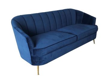 acheter Meubles bleus de tapisserie d'ameublement de velours de divan du nouveau modèle 2018 pour épouser le sofa de location fabrication en ligne