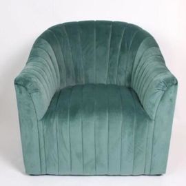 acheter Sofa simple contemporain de nouvelle conception de fantaisie, sofa bleu de mariage d'événement de sofa de velours fabrication en ligne