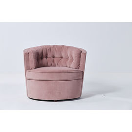 acheter Les meubles confortables de luxe de salon couchent le tissu rose de velours avec du bois solide fabrication en ligne