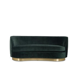 acheter Velours à la maison de Sofa Vintage Luxurious Velvet Upholstery Sofa With Toe Kick In de salon fabrication en ligne
