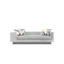 acheter La nouvelle conception a adapté les jambes aux besoins du client de luxe professionnelles en métal de Sofa Fabric Upholstery Wood Frame de loisirs fabrication en ligne