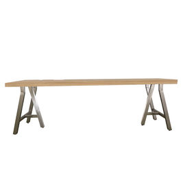 acheter Bureau debout libre de meubles d'hôtel de luxe avec les jambes en aluminium balayées de chevalet en métal, bureau moderne d'aspect fabrication en ligne