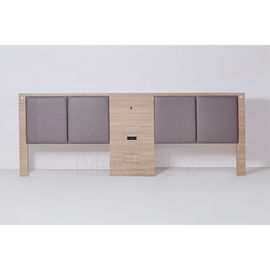 acheter Têtes de lit simples de style d'hôtel de tissu de tapisserie d'ameublement, tête de lit de grand lit avec du bois solide fabrication en ligne