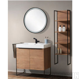 acheter Centre à la maison d'évier de style en métal de cadre de salle de bains de lavabo d'hôtel à la maison simple de Cabinet fabrication en ligne