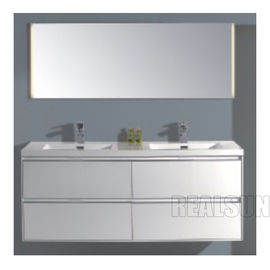 acheter Évier étanche à l'humidité fixé au mur de 72 de miroir de salle de bains Cabinets modernes de vanité double fabrication en ligne