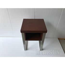 acheter La mélamine de luxe de tables de chevet d'hôtel de meubles a stratifié le côté mobile d'extrémité de placage fabrication en ligne