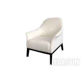 acheter Les chaises longues faites sur commande choisissent la jambe en bois de Seater Sofa Chair Black Solid Wood avec le tissu de Linern fabrication en ligne