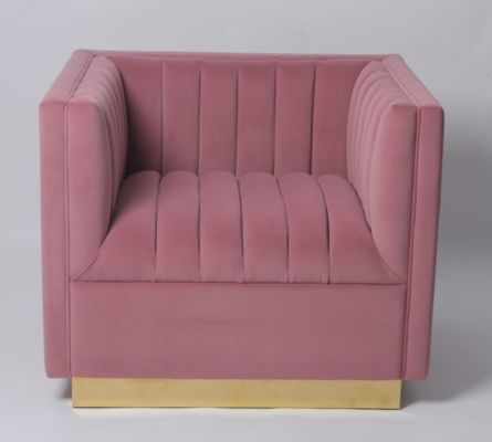 acheter Tissu fait sur commande Sofa Living Room Furniture Armchair de velours de couleur fabrication en ligne